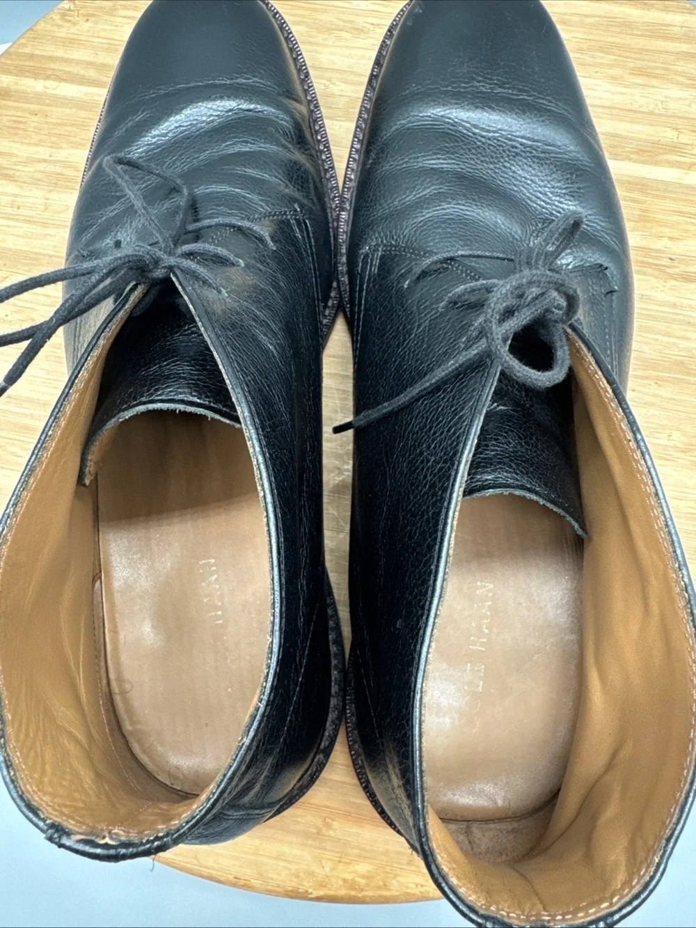 Cole Haan Barron Men's Black Leather Chukka Boots Size 12M ‎ C22940U
